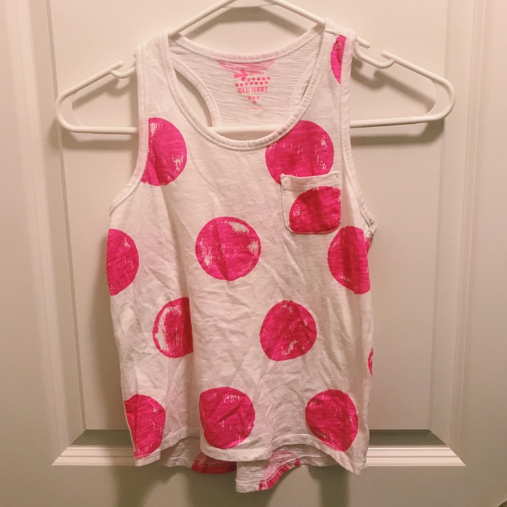 Old Navy Girls Pink Tank Top